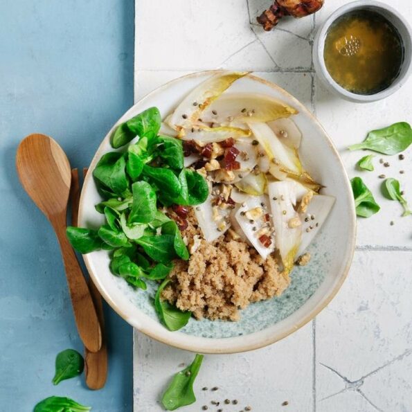 Warmer Amaranth-Salat Rezept