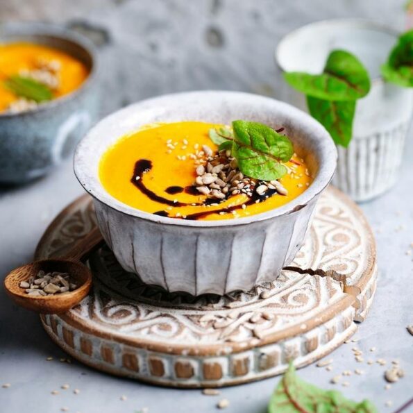 Kürbis-Linsensuppe Rezept