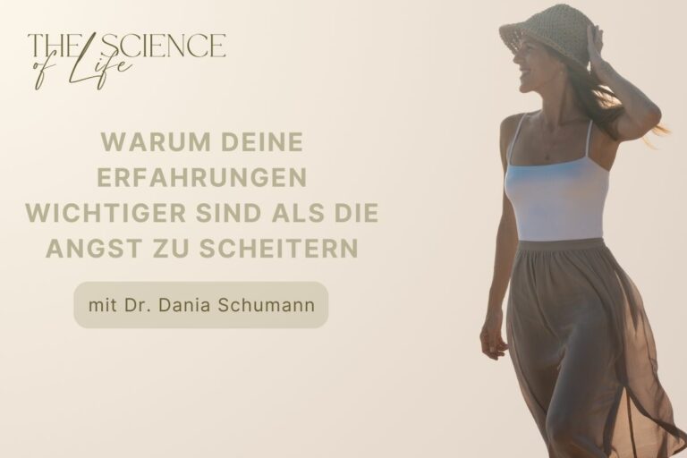 Frau steht im Wind - Titelbild Podcast Human Design & Scheitern als Superkraft